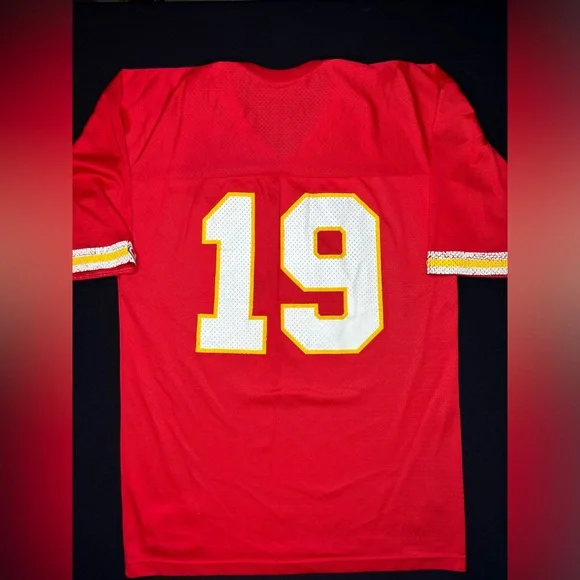 Kansas City Chiefs Joe Montana Jersey Mens Size 44 Champion Red Vintage - Picture 4 of 7